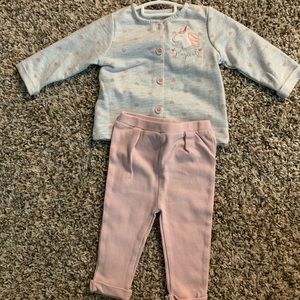 Two piece baby girl set